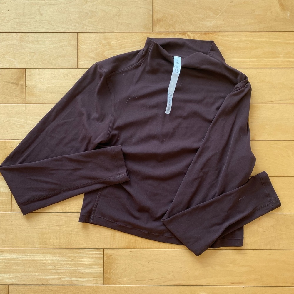 NWOT all aligned mock neck